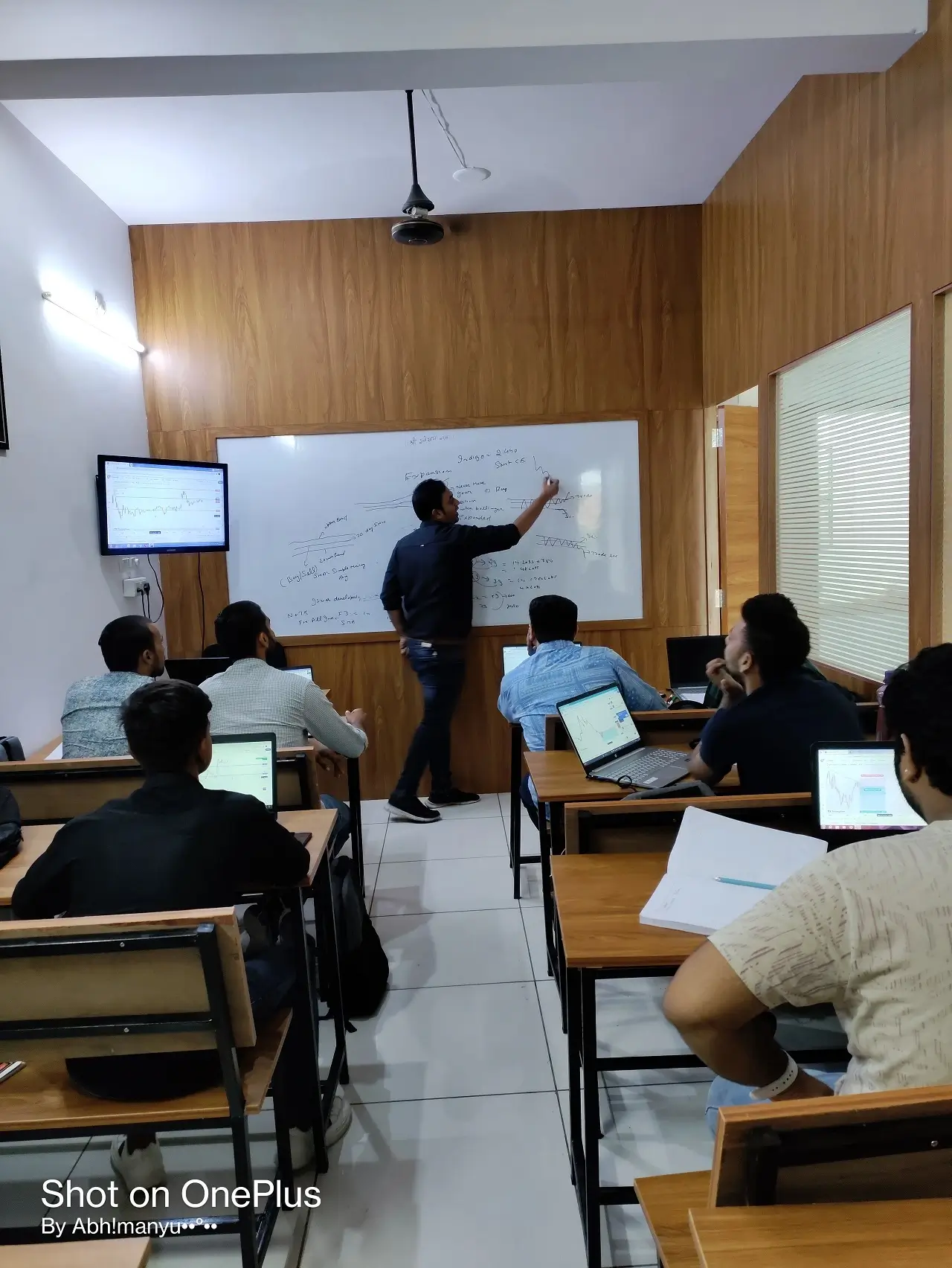Certificate presentation at Shubh Trading Academy